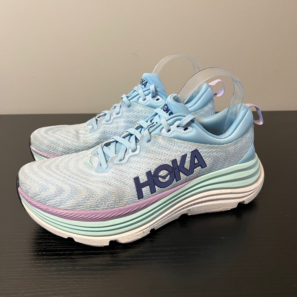 Hoka Gaviota 5 Women's Running Shoes Airy Blue Sunlit Ocean Size 10B